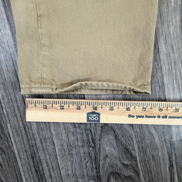 Levi’s 501 Khaki Straight Leg Button-Fly Jeans W32 L34 Classic Vintage Style - Picture 6 of 9